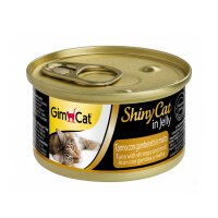 GimCat Shinycat Ton Balıklı ve Karidesli Malt Özlü Kedi Konservesi 70gr