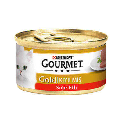 Gourmet Gold Kıyılmış Sığır Etli Kedi Konservesi 85gr