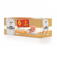 Gourmet Gold Kıyılmış Hindili Kedi Konservesi 85gr (6 AL 5 ÖDE)