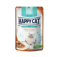 Happy Cat Deri ve Tüy Sağlığı Destekleyici Tavuklu Yetişkin Kedi Konservesi 85gr