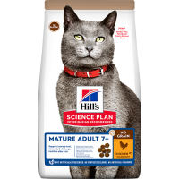 Hill's SCIENCE PLAN No Grain 7+ Tavuklu Tahılsız Yaşlı Kedi Maması 1,5kg