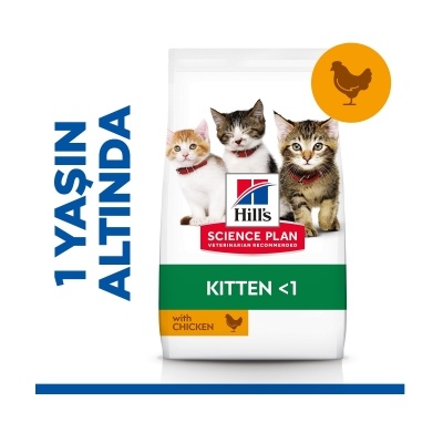 Hill's SCIENCE PLAN Healthy Development Tavuklu Yavru Kedi Maması 1,5kg + Başlangıç Seti Hediyeli!