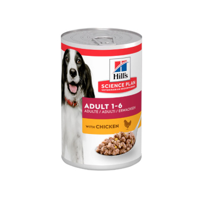 Hill's SCIENCE PLAN Tavuklu Yetişkin Köpek Konservesi 370gr