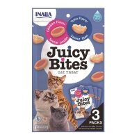 INABA Juicy Bites Tavuklu ve Ton Balıklı Kedi Ödül Maması 11,3gr (3'lü)