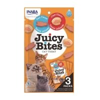 INABA Juicy Bites Balıklı ve İstiridyeli Kedi Ödül Maması 11,3gr (3'lü)