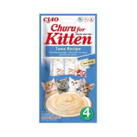 CIAO Churu Cream Kitten Ton Balıklı Yavru Kedi İçin Sıvı Ödül Maması 14gr (4'lü)