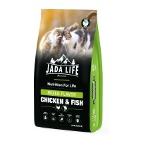 Jada Life Tavuklu ve Balıklı Yetişkin Kedi Maması 10kg+2kg HEDİYE!