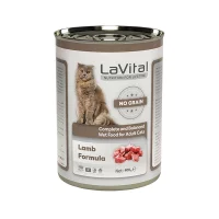 LaVital Kuzulu Tahılsız Ezme Yetişkin Kedi Konservesi 400gr