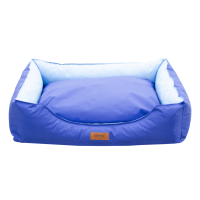 Lepus Aria Premium Köpek Yatağı 100x68x27cm (Mavi) [XL]