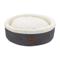 Lepus Mia Donut Köpek Yatağı 50x50x17cm (Gri)