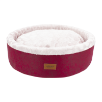 Lepus Mia Donut Köpek Yatağı 50x50x17cm (Bordo)