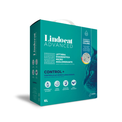 Lindocat Advanced Control Erken Teşhis Formüllü Renk Değiştiren Bentonit Kedi Kumu 6lt