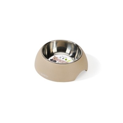 M-Pets Eco Bamboo Mama ve Su Kabı 350ml (Kum Rengi)