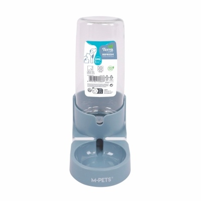 M-Pets Refresh Hazneli Kedi ve Köpek Su Kabı 850ml (Mavi)