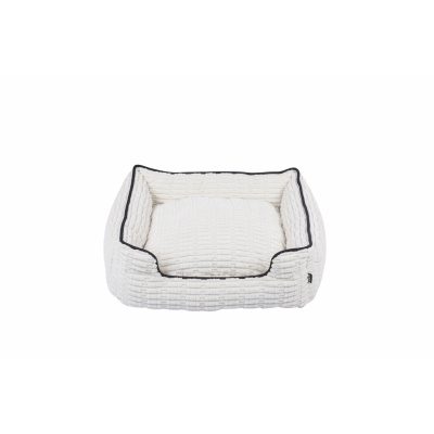 M-Pets Warm Hug Kedi ve Köpek Yatağı 65x55x20cm (Beyaz) [M]