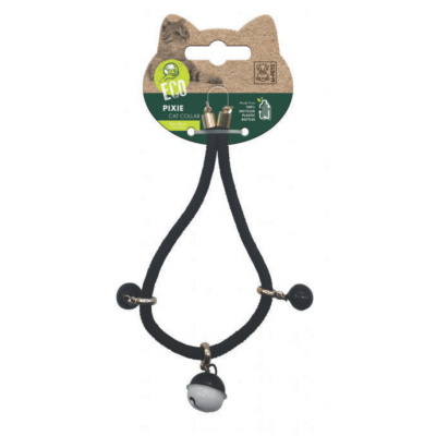 M-Pets Pixie Kedi Boyun Zilli Tasması 0,6cmx30cm (Siyah)