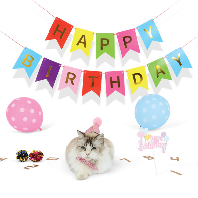 M-Pets Party Time Dişi Kediler İçin Doğum Günü Seti 20x20x7cm