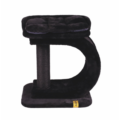 M-Pets Panther Premium Dehlia Tırmalama Tahtalı Kedi Ağacı 60x40x63,5cm (Siyah)