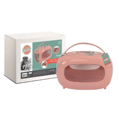 M-Pets Sixties Classic Kedi Taşıma Çantası 48x29x30cm (Pembe)