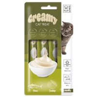 M-PETS Deniz Taraklı ve Ton Balıklı Krema Kedi Ödül Maması 15gr (4'lü)