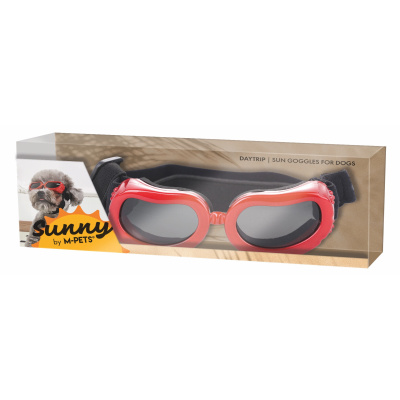 M-Pets Sunny Daytrip Köpek Gözlüğü 15,2x4,9cm (Kırmızı)