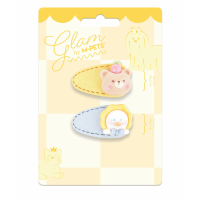 M-Pets Glam Figürlü Kedi ve Köpekler için Toka (Sarı)