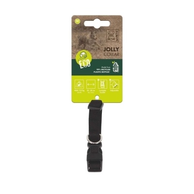 M-Pets Jolly Köpek Boyun Tasması (Siyah) [M]