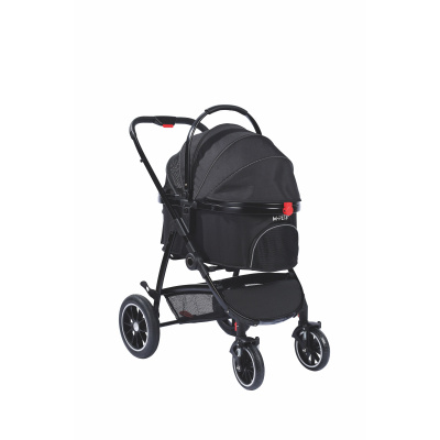M-Pets Conquest Pet Stroller Kedi ve Köpek Taşıma Arabası 71x57,5x101cm (Siyah)