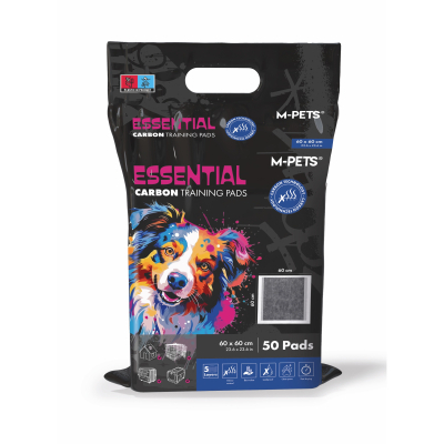 M-Pets Essential Karbonlu Köpek Çiş Pedi 60x60cm (50'li)