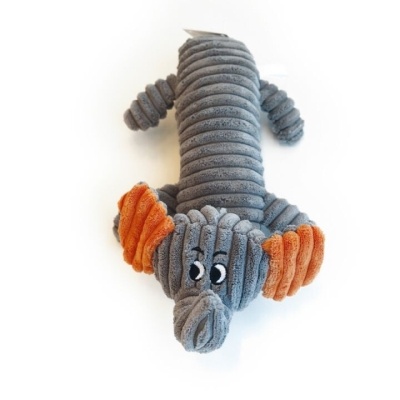 M-Pets Bobby Peluş Fil Köpek Oyuncağı 32x17x9cm (Gri)