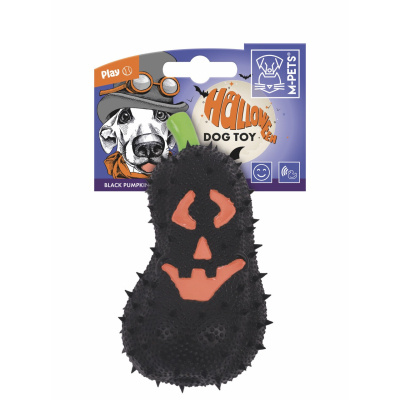M-Pets Halloween Siyah Bal Kabağı Köpek Oyuncağı 7x6,5x14cm