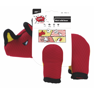 M-Pets Mega Mini Wild Boar Peluş Köpek Oyuncağı 20x10x13cm