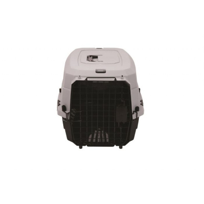 M-Pets Viaggio Carrier Lata  Köpek Taşıma Çantası 58,4x38,7x33cm (Siyah-Gri) [S]