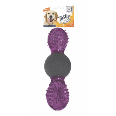M-Pets Uranus Kauçuk Ödül Hazneli Köpek Oyuncağı 16,5x6x6cm (Mor)
