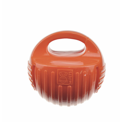 M-Pets Arco Ball Kauçuk Köpek Oyuncağı [L] (Turuncu)