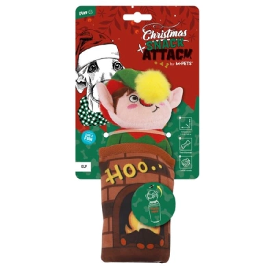 M-Pets Christmas Elf Snack Attack Köpek Oyuncağı