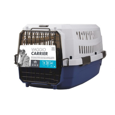 M-Pets Viaggio Carrier Lata Kedi ve Köpek Taşıma Çantası 58,4x38,7x33cm (Lacivert) [S]