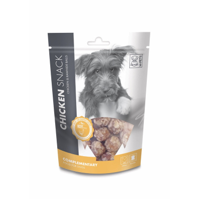 M-Pets My Snacky Tavuk ve Sığır Derili Top Köpek Ödül Maması 80gr