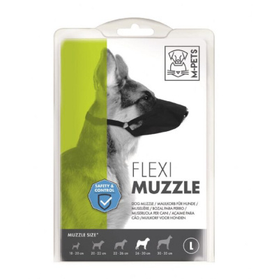 M-Pets Flexi Bez Köpek Ağızlığı 26x30cm [L]
