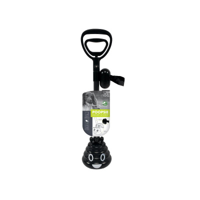 M-Pets Poopsie Dışkı Toplama Aparatı 15,4x14,5x66,7cm (Siyah)