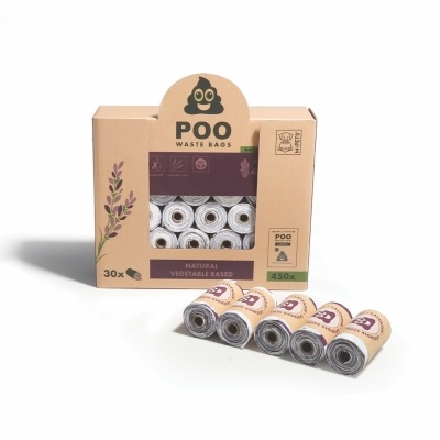 M-Pets Poo Lavanta Kokulu Köpek Dışkı Poşeti 22x32cm (30'lu)