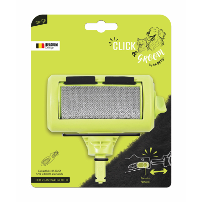 M-Pets Click and Groom Kedi ve Köpekler İçin Tüy Toplayıcı Rulo Yedek Başlık 12,3x20,2x6cm