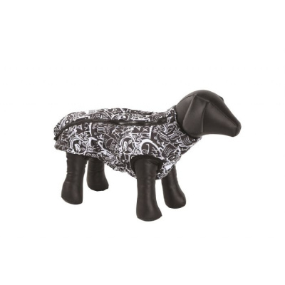 M-Pets Urban Style Winter Köpek Ceketi (Siyah-Beyaz) [XXS]
