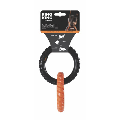 M-Pets Double Ring King Köpek Oyuncağı (2'li)