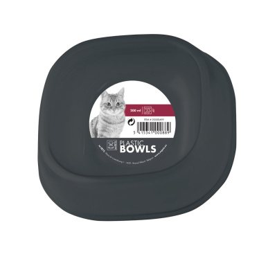 M-Pets Kedi ve Küçük Irk Köpekler için Plastik Mama ve Su Kabı 200ml