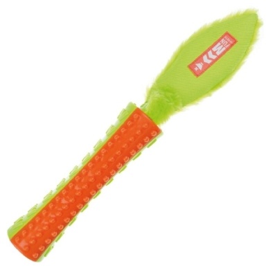 M-Pets On/Off Funsty Kauçuk Köpek Oyuncağı 40cm (Turuncu-Yeşil)