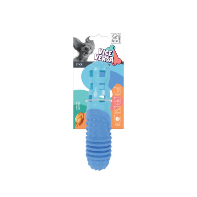 M-Pets Vice Versa Stick Tavuk Aromalı Köpek Oyuncağı 22,58x5,49x5,49cm (Mavi)