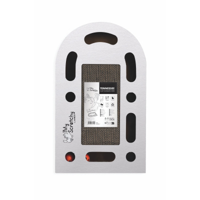 M-Pets My Scratchy Tenneessee Kedi Tırmalama Kartonu 50x30x6cm (Beyaz)
