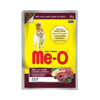 Me-O Dana Etli ve Kuzu Etli Yetişkin Kedi Konservesi 80gr