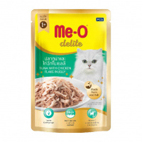 Me-O Delite Pouch Ton Balıklı ve Tavuklu Yetişkin Kedi Konservesi 70gr